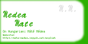 medea mate business card